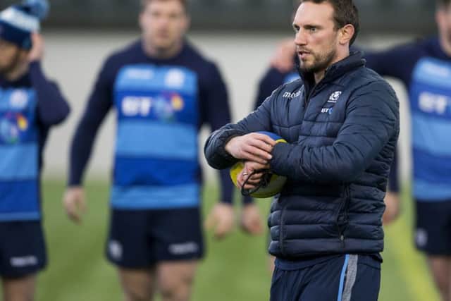 Mike Blair was at Oriam with the Scotland squad to begin training for the Six Nations
