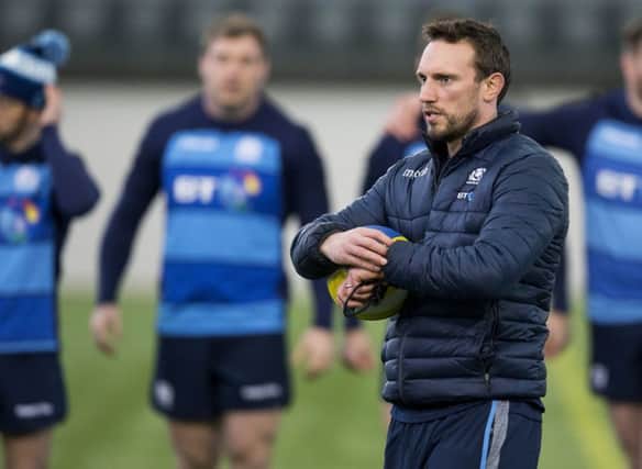 Mike Blair was at Oriam with the Scotland squad to begin training for the Six Nations