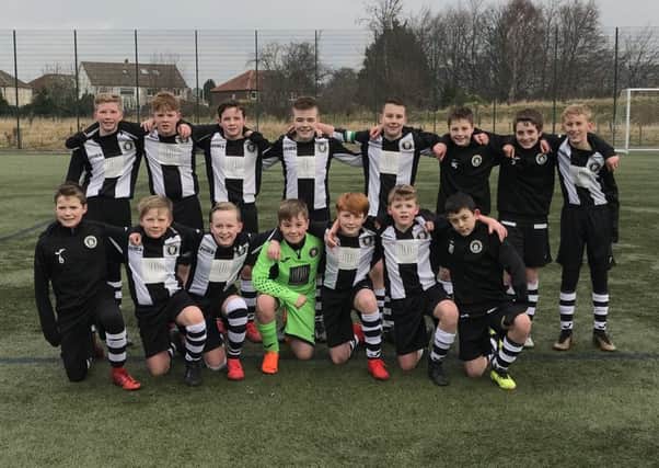 Edinburgh City Whites Under-13s progressed to the final of the Persevere Cup. Pic: TSPL