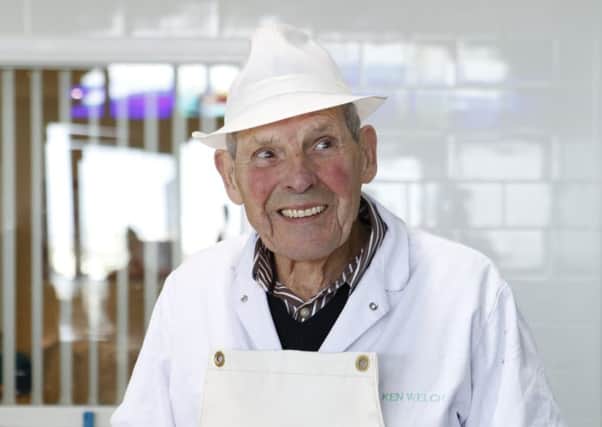 Fishmonger Kenny Welch kept working until he was 82