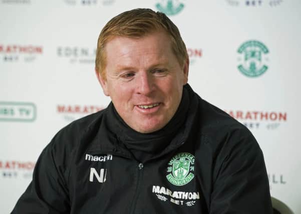 Neil Lennon wants to reinforce his Hibs squad further. Pic: SNS