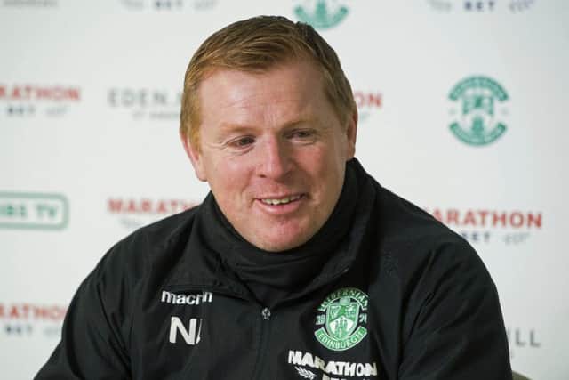 Neil Lennon wants to reinforce his Hibs squad further. Pic: SNS