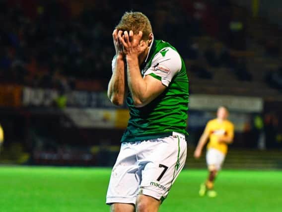 Hibs and their fans endured a frustrating night against Motherwell.