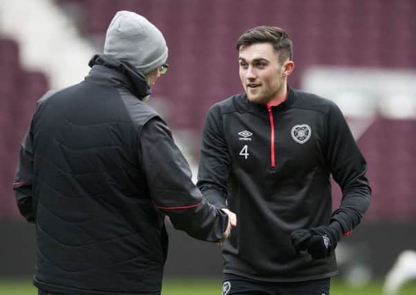 Craig Levein named John Souttar on the bench in midweek but could start him tomorrow