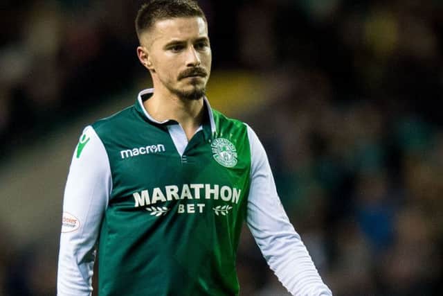 Jamie Maclaren has scored just once for Hibs this season since rejoining on loan. Picture: SNS Group