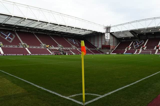 A general view of Tynecastle. Picture: SNS Group