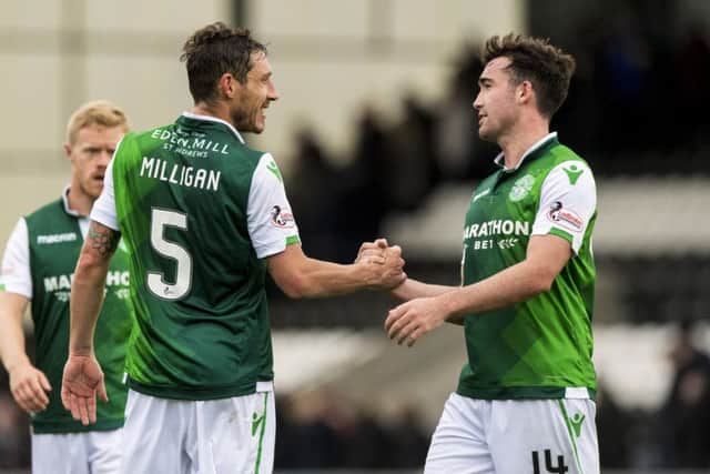 Hibs won on their last trip to St Mirren earlier in the season. Picture: SNS