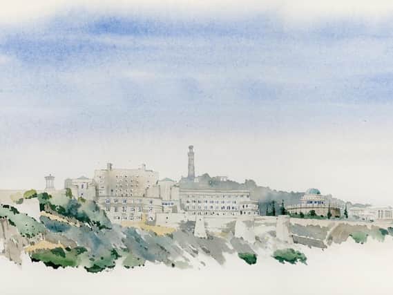 The watercolour which will be put up for auction. Pic: Page and Park Architects