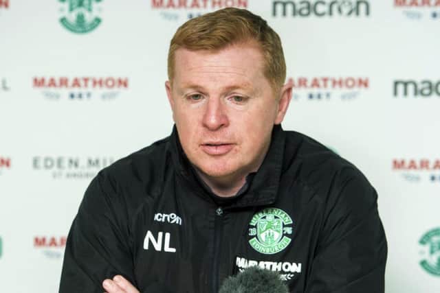 Neil Lennon will not be in the dugout at St Mirren
