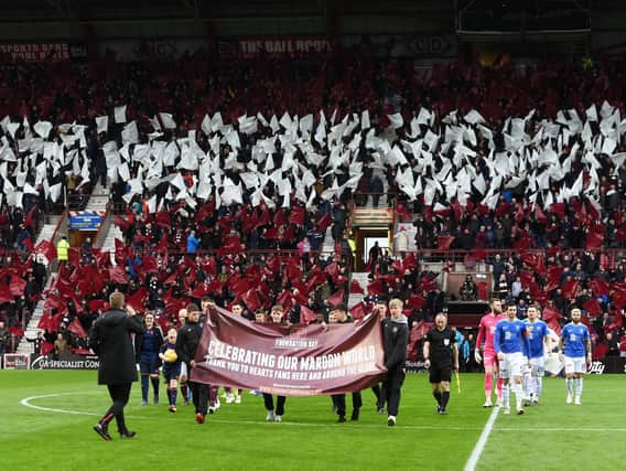 Hearts fans were delighted with what they saw against St Johnstone.