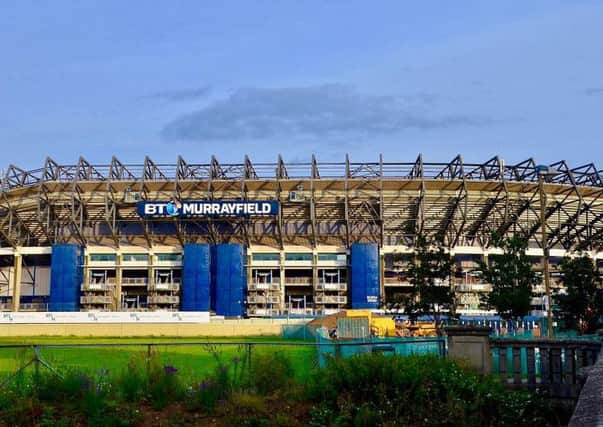 BT Murrayfield Stadium. Pic: Shutterstock