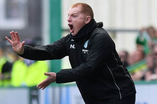 Neil Lennon looks to have managed Hibs for the last time. Pic: SNS