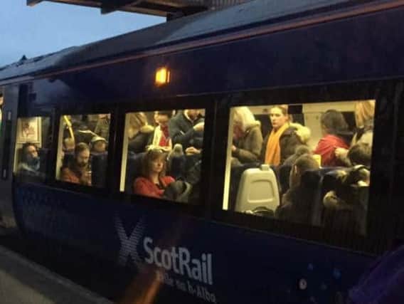 The survey showed a significant decline in passengers' satisfaction with ScotRail. Picture: @Gazzadaz/Twitter