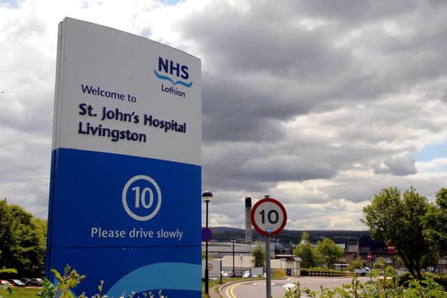 St John's Hospital, Livingston. Pic: Lisa Ferguson