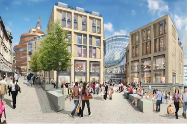 The 850 million pound project is aiming to have the retail leg completed by October 2020, with the hotel and homes due the year after.