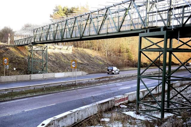 Burnshot Bridge was closed in November 2016. Picture: Lisa Ferguson