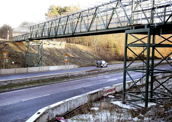 Burnshot Bridge was closed in November 2016. Picture: Lisa Ferguson