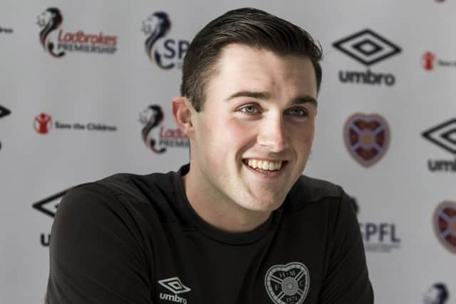 John Souttar is close to signing a new Hearts contract. Picture: SNS/Bruce White