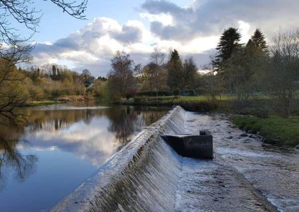 A rock ramp is planned for Mid Calder weir