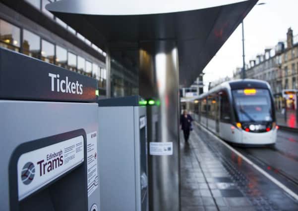 Hundred of passengers have complained because tram ticket machines do not give change and have a minimum spend for card payments that is higher than the single fare. Picture: Jane Barlow