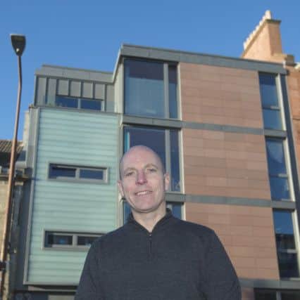 John has designed and built his own tenement block from scratch on Bath Street, Portobello.
Pic: Neil Hanna Photography