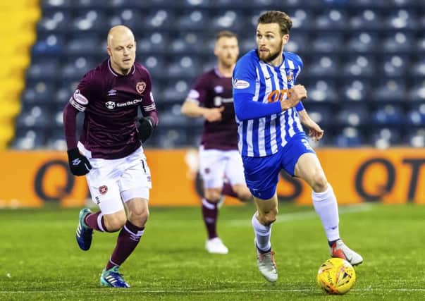 Hearts forward Steven Naismith admitted that Hearts' win over Kilmarnock 'was not pretty'. Pic: SNS
