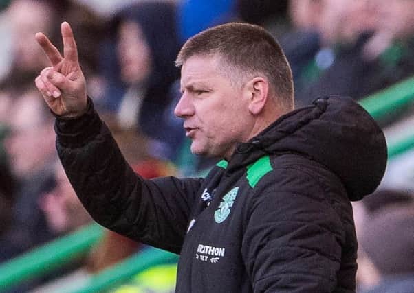 Eddie May is in temporary charge of Hibs. Pic: SNS