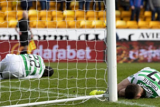 Odsonne Edouard, left, and Ryan Christie sustained injuries in the 2-0 win over St Johnstone. Picture: SNS Group