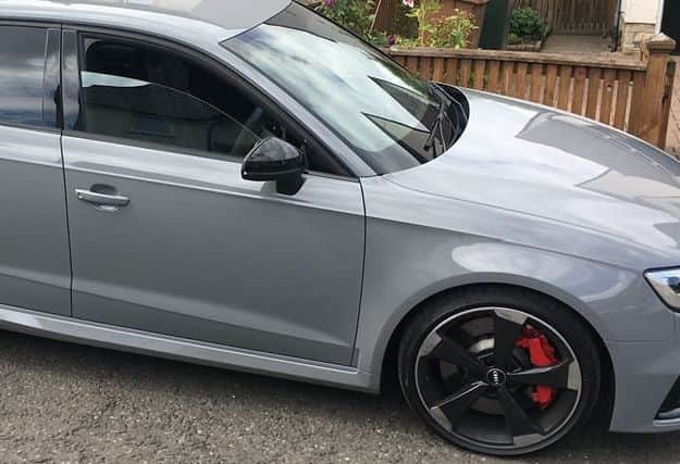 The Audi was stolen overnight. Pic: Police Scotland