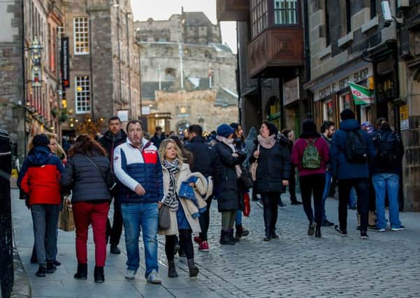 Tourists flock to Edinburgh. Picture: Scott Louden