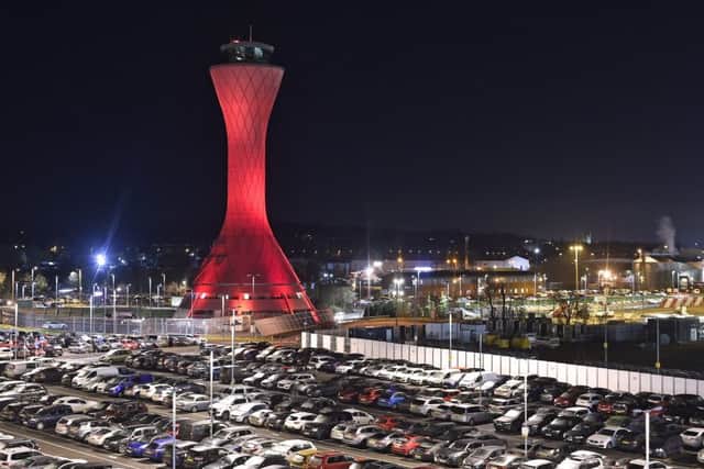 Edinburgh Airport will light up red tonight to mark the Year of the Pig.