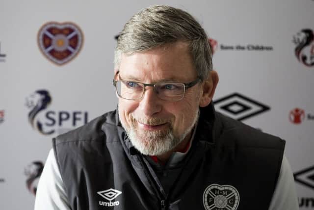 Hearts manager Craig Levein speaks to the press. Picture: SNS/Bruce White
