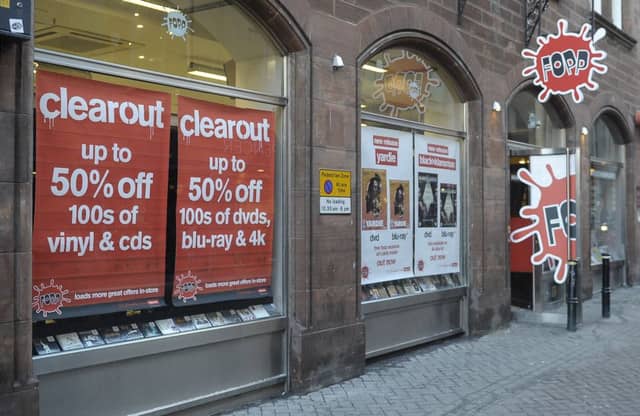 The Fopp store on Edinburgh's Rose Street will remain open. Picture: JPIMedia