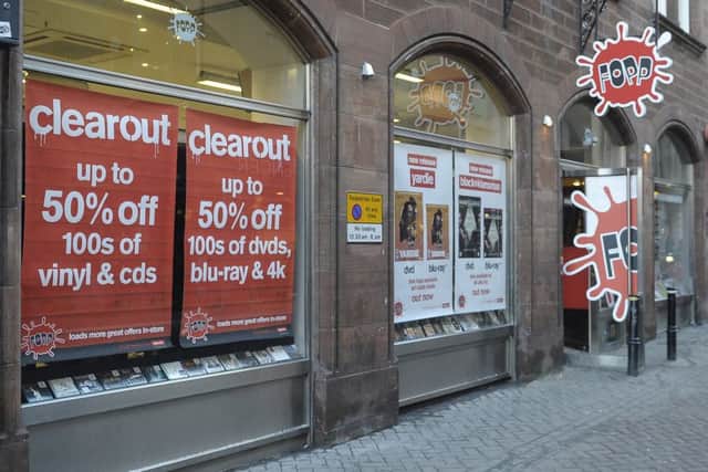 The Fopp store on Edinburgh's Rose Street will remain open. Picture: JPIMedia