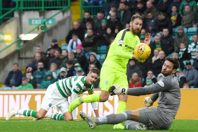 Martin Boyle scored for Hibs at Parkhead back in October - but the Australian misses out on this one due to a knee injury. Pic: SNS