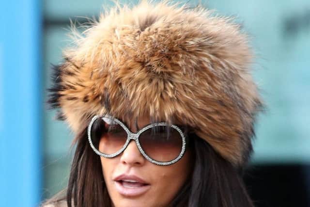 Katie Price. Picture: Andrew Matthews/PA Wire