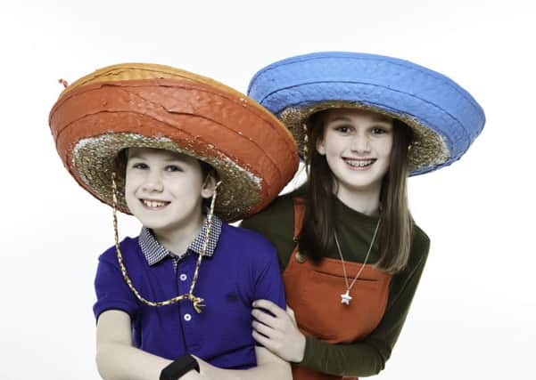 Chloe Lowther, 11, and her brother Oscar, nine, are featuring in this years national Wear A Hat Day campaign by the Brain Tumour Research charity.