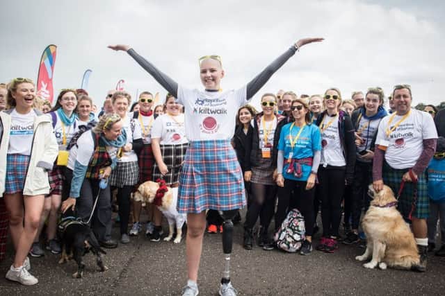 Joanna Lamb joins Kiltwalk 2018.