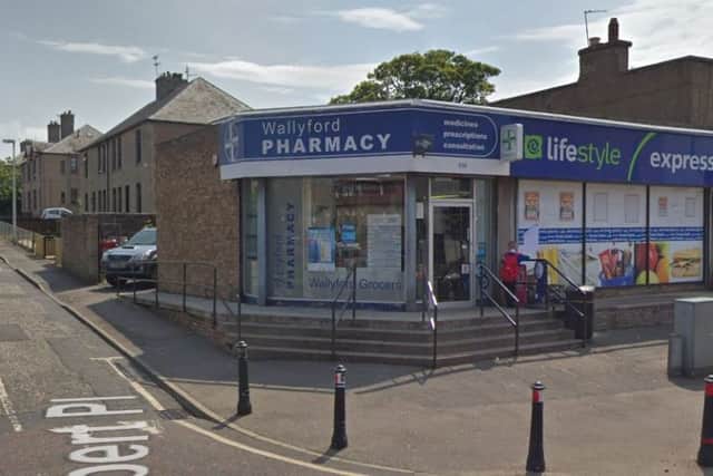 The Wallyford Pharmacy was broken into during the early hours of Wednesday morning. Picture: Google Maps