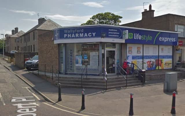 The Wallyford Pharmacy was broken into during the early hours of Wednesday morning. Picture: Google Maps