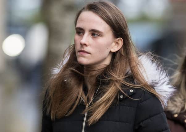Toni-Louise McLachlan, 18, denied murdering Alesha MacPhail. Pic: John Devlin
