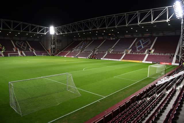 A general view of Tynecastle Park stadium. Picture: SNS Group