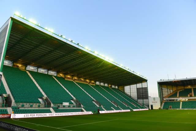 A general view of Easter Road stadium. Picture: SNS Group