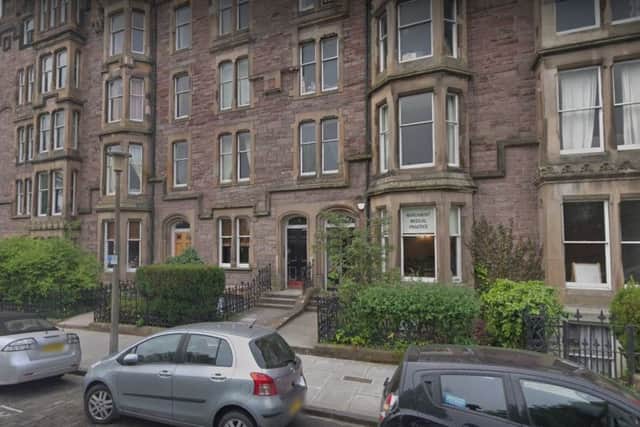 10 Warrender Park Terrace, Edinburgh. 1% of patients surveyed provided negative responses