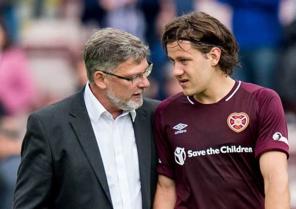 Hearts manager Craig Levein wants Peter Haring to extend his Hearts stay