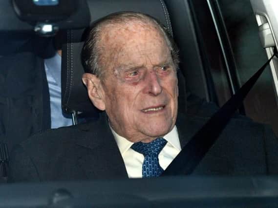 Prince Philip was uninjured in the incident. Picture: PA
