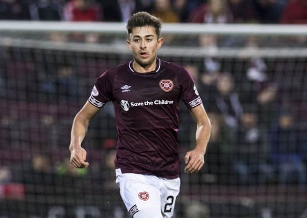 Marcus Godinho is set to reinstated into the Hearts first team. Pic: SNS