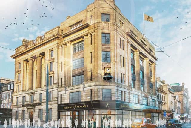 Diageo submit plans for new multi-million pound visitor centre in the former Frasers department store building.
