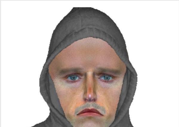 East Lothian police have release an e-fit of a man they want to speak to. Pic: Police Scotland