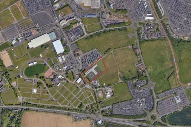 A site overhead. Pic: Aviator Hotel planning support statement